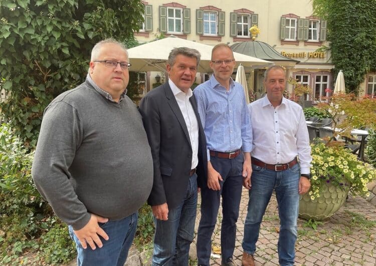 Taxi-Deutschland Vorstand Foto Thomas Kroker, Fred Buchholz, Marten Clüver und Jens Schmiljun (v.l.n.r.)